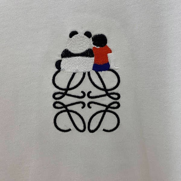 《大人気》ロエベ スナフジタ コラボ リラックスTシャツ 偽物 2色 loa00366